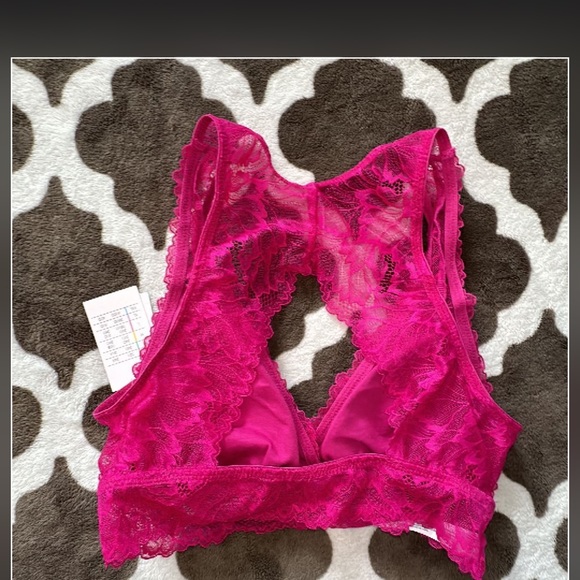 🔅‼️XS Auden bralette -Pink lace no underwire NWT - Picture 3 of 4